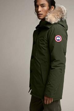 Chamarras Canada Goose Hombre México - Chateau Abrigos Verdes YI4279085